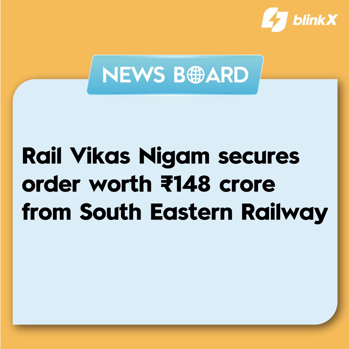 Rail Vikas Nigam Limited has received Letter of Acceptance from SOUTH EASTERN RAILWAY for upgradation of Electric traction system.

#rvnl #railway #trending #sharemarket #stockmarket #news #finance #order #deal #investment #indianrailway #blinkX #getblinkX #MadeForTheMarket