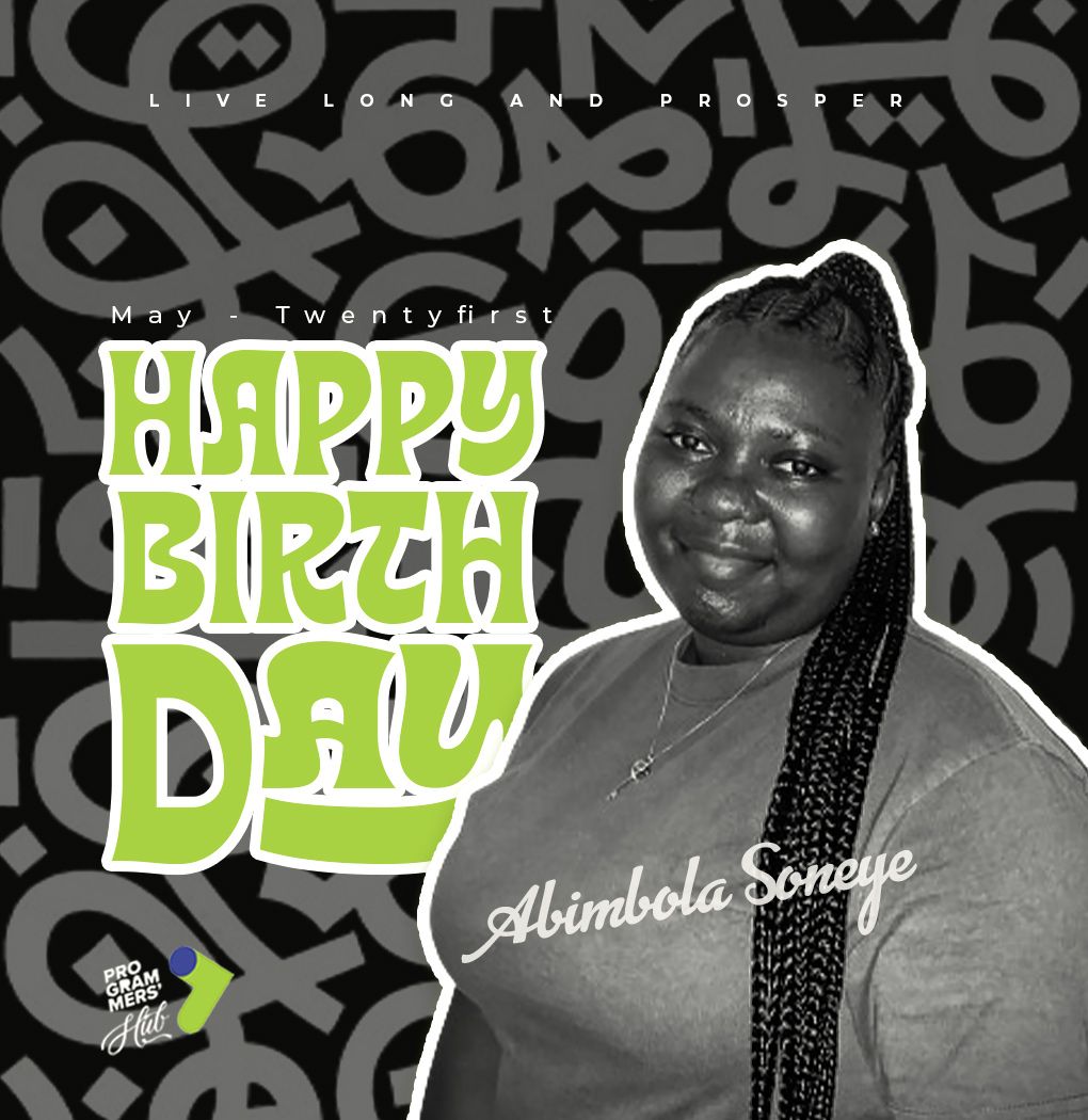 programmers_hub's tweet image. Happy birthday @prowebsdigitals 🎉 🎉 , your impact on the community is truly invaluable. Your presence is deeply cherished and your contributions are greatly admired . We are sending all our love to you 🥰 🥰. #TechAcePhub #programmershub