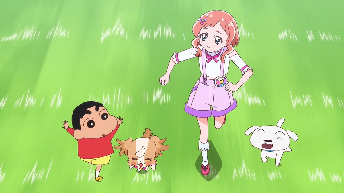 A race with Shinnosuke and Shiro
#Precure #PrettyCure #2024 #Precure2024 #PrettyCure2024 #WonderfulPrecure #Wonderful #WonderfulPrettyCure #CureWonderful #InukaiKomugi #Komugi #InukaiIroha #CureFriendy  #NoharaShinnosuke #Shiro #CrayonShinChan #Race #Friends #Crossover #Dogs