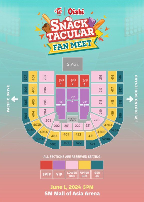 Selling for my friends

LFB WTS 

TWICE x Oishi Snacktacular Fan Meet

2 tickets EACH (above srp)

VIP3 - Row P
LB202 - Row H

Rfs: nakabili na ng better seats from a reseller

Meet-ups in Ortigas/Rockwell

Can show all proofs required!

Dm me 🫶🏻