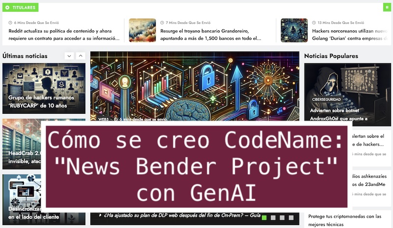 El lado del mal - Cómo se creó CodeName: 'News Bender Project' con GenAI #GenAI #Blog #WordPress #GPT4 #IA #AI #ArtificialIntelligence elladodelmal.com/2024/05/como-s…