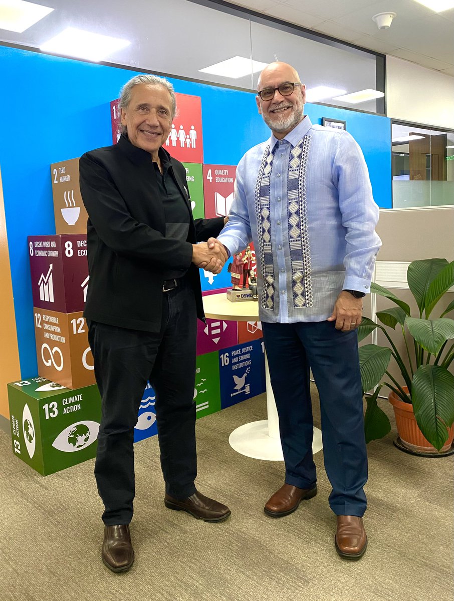I welcome my dear colleague Masood Karimipour, Regional Representative of the UN Office on Drugs and Crime for Southeast Asia and the Pacific and thank him for @UNODC_SEAP ‘ strong commitment to enhance support to #Philippines in wide range of key #development areas.