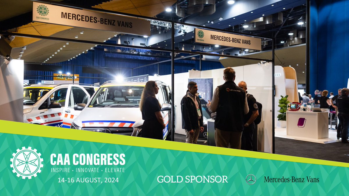 We are excited to announce that Mercedes-Benz Vans, have returned as a Gold sponsor for CAA Congress 2024! Learn more about the Mercedes-Benz - loom.ly/Zv6-7ro