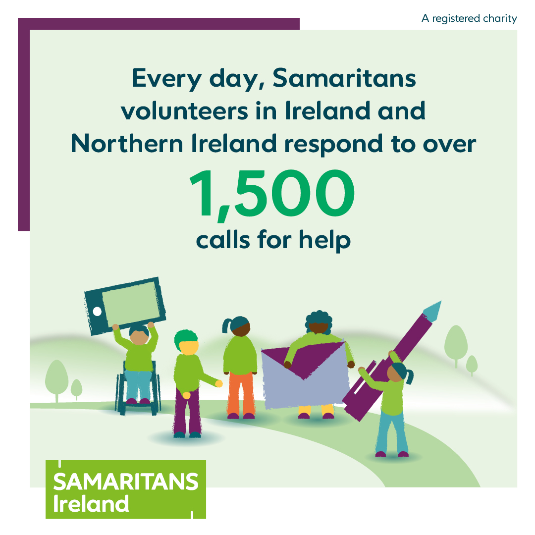 💚 Since our Ireland helpline launched in 1961, our volunteers have had millions of life-saving conversations 💚 Throughout National Volunteering Week, we're celebrating our amazing volunteers for their dedication and impact. #NVWIreland