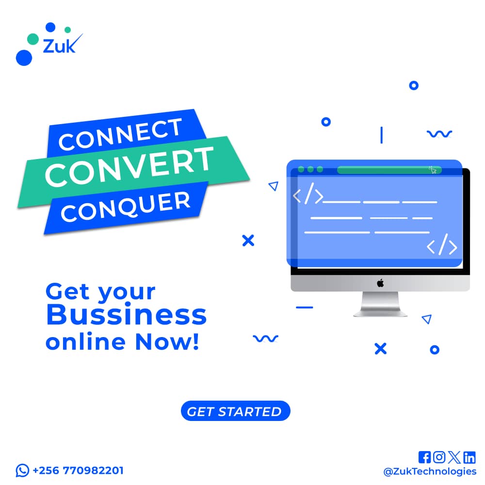 ZukTechnologies's tweet photo. Don't miss out on potential customers, increase your visibility with our digital marketing tools today. Simply call us on 0770982201.
#onlinePresence
#smesGoDigital https://t.co/rq7j9mxmGF
