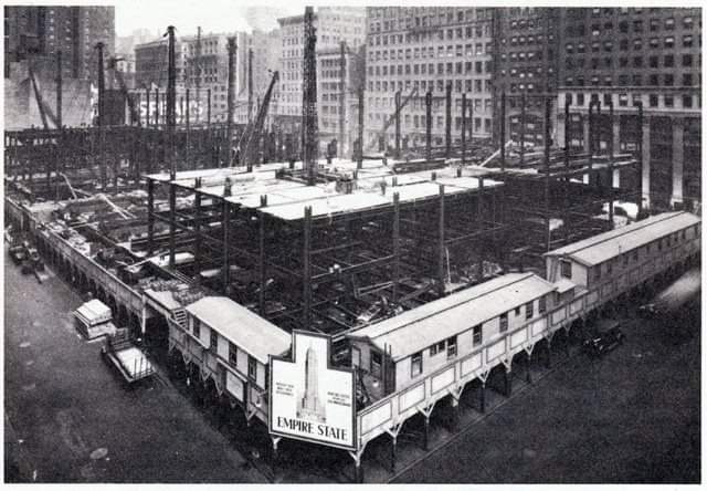 The Empire State Building when it was only two-stories tall... #architecture #arquitectura #construction #EmpireState