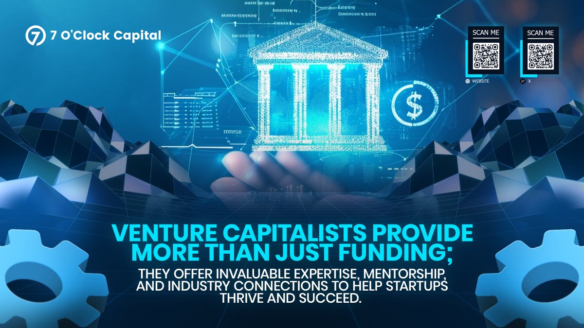 Venture capitalists provide more than just funding; they offer invaluable expertise, mentorship, and industry connections to help startups thrive and succeed. 💼💡