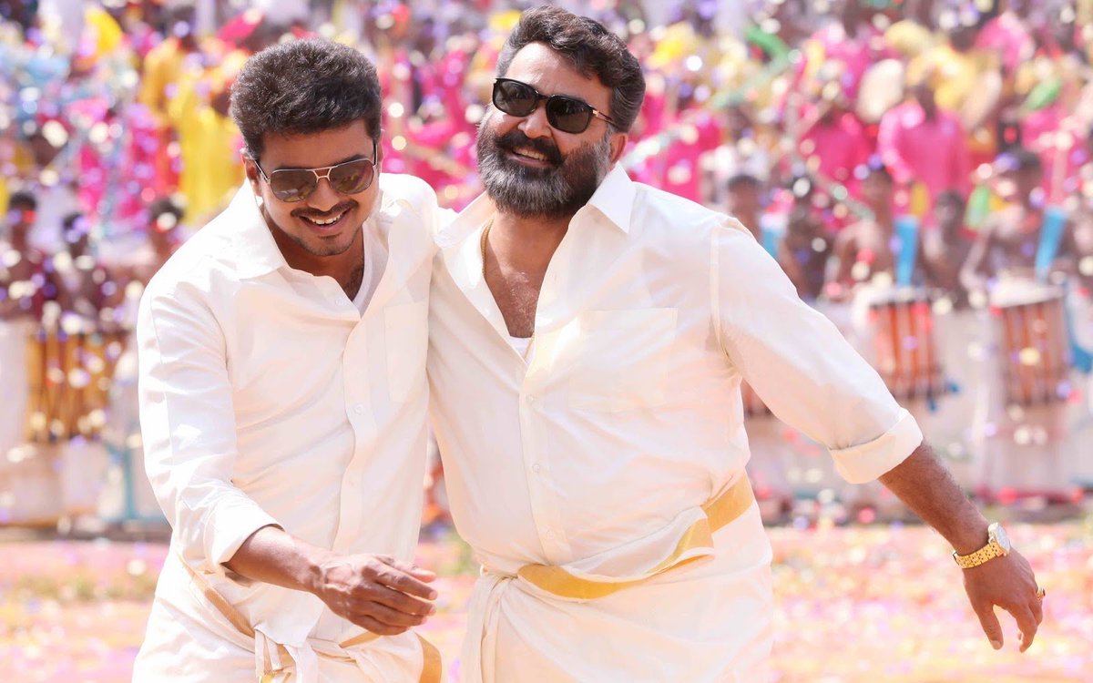 Happy Birthday to the Complete Actor, @Mohanlal ♥ #Jilla - A landmark in Indian cinema, marking the trend of multi-starrer collaborations between superstars from different industries. #Mohanlal & #ThalapathyVijay's partnership set the stage on fire across globe! 🔥 #HBDMohanlal