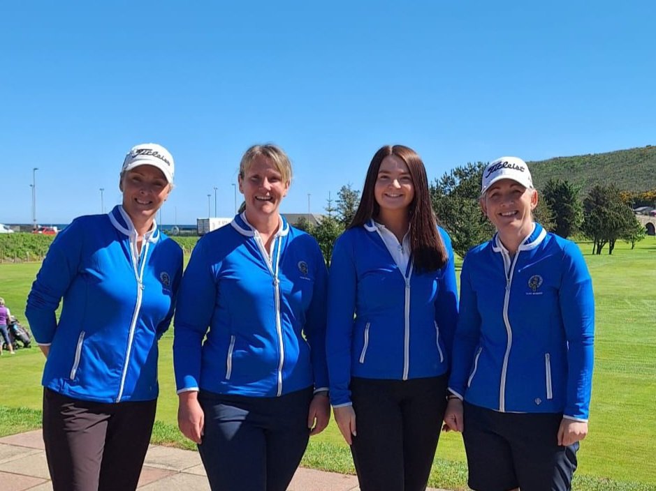 Great couple of days <a href="/RoyalAberdeenPS/">RoyalAberdeenProShop</a> Sun.  Monday <a href="/duffhouseroyal/">duffhouseroyal</a> for the ALCGA Watt Duffus Trophy! A very strong field of competitors from clubs all around Aberdeenshire and the City! DHR 2 winning the Handicap Prize🏆 DHR 1 came 2nd Scratch to Murcar Links! #golf #team