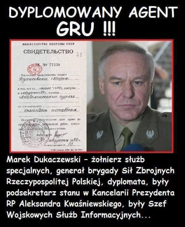 ZaPLMundurem's tweet photo. #Dukaczewski szkolenie w radzieckim GRU odbył już po przeprowadzeniu wolnych wyborów w 1989 r. Odnalezione dokumenty to kolejny dowód na to, że polskie Wojskowe Służby Informacyjne nigdy nie pozbyły się wbrew głoszonym opiniom ludzi szkolonych przez obce mocarstwo👇
1/6 https://t.co/O9v99rA78u