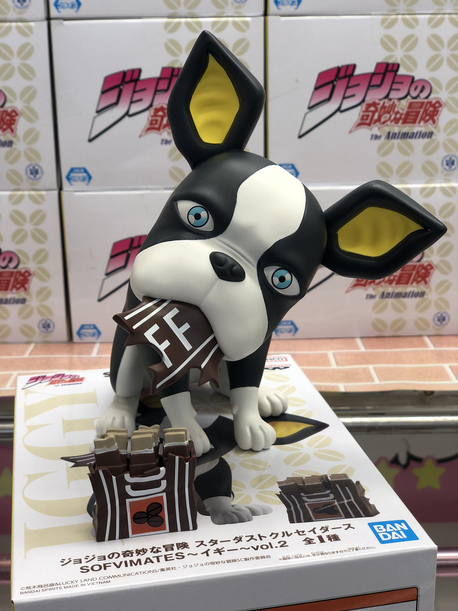 イギー SOFVIMATES ジョジョの奇妙な冒険 vol.1 vol.2 ジョジョの奇妙