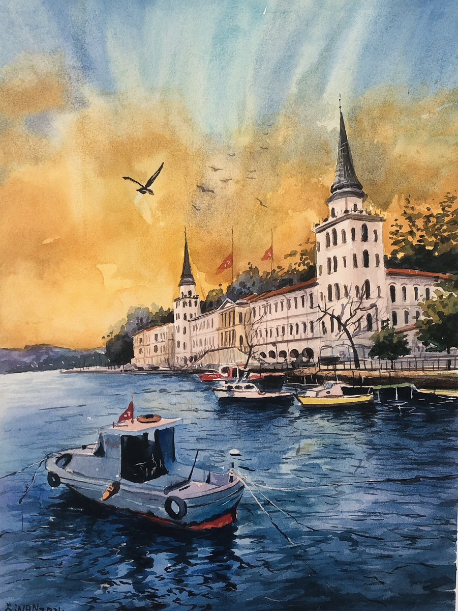 Watercolor (suluboya) 38x28 cm 
#suluboya #watercolorpainting #watercolor #paintig #istanbul #art #artist #gallery #artteacher #görselsanatlar