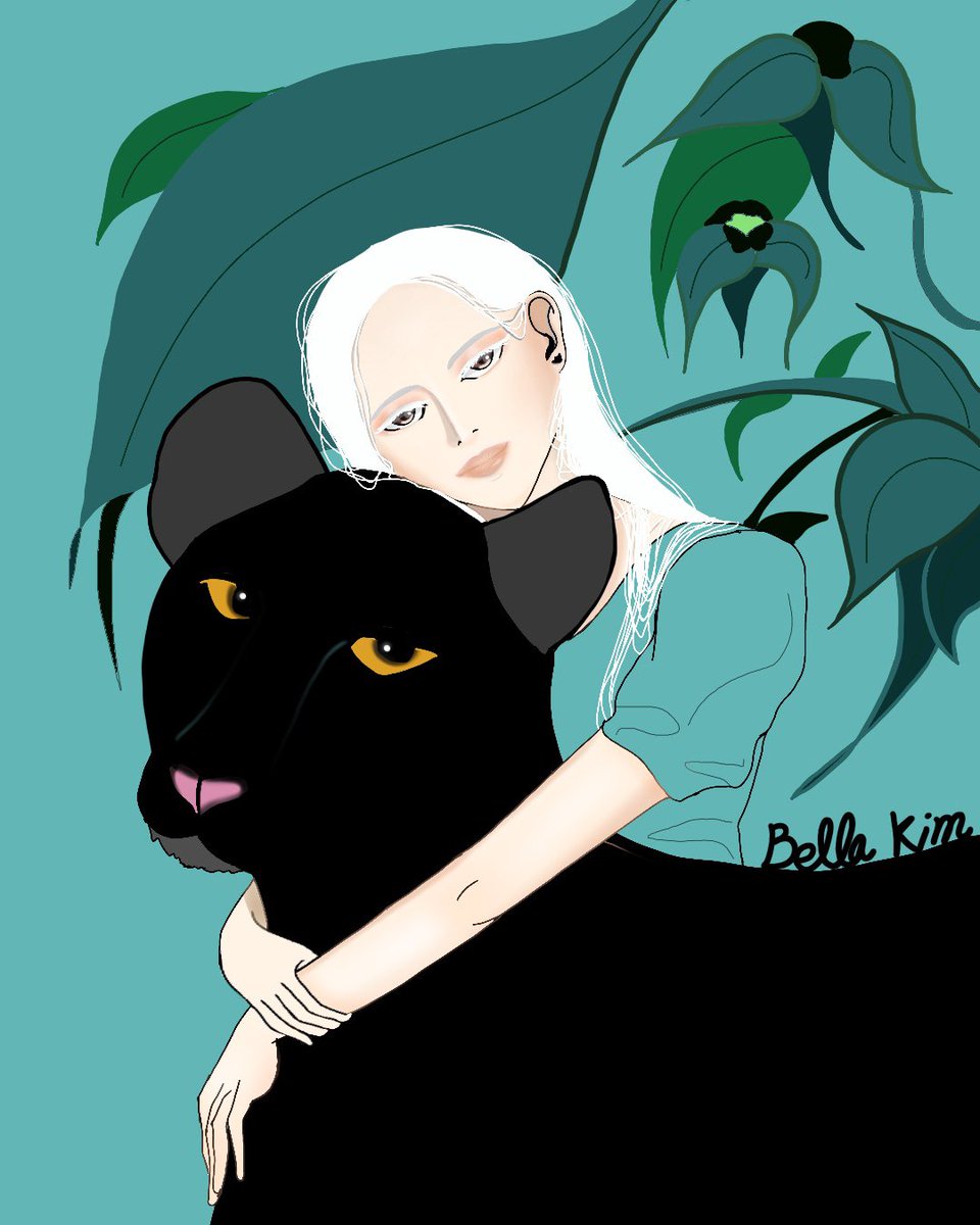 Richpresent's tweet photo. The Black Panther and the Goddess
#illustration #illustrator #drawing #drawinganimals #procreate #イラスト #動物イラスト #digitaldrawing https://t.co/HMd4We8LyZ