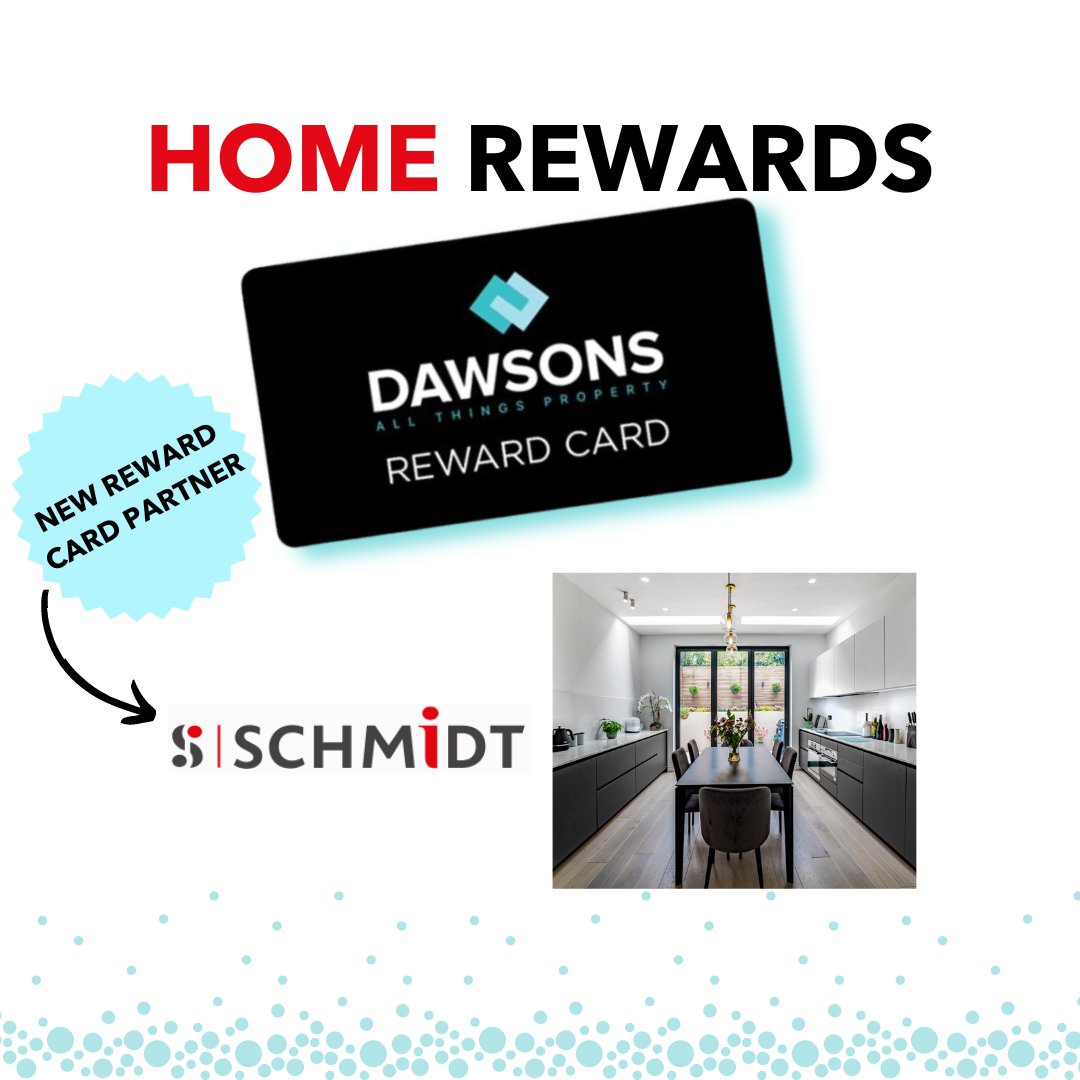 We're excited to announce a NEW Reward Card Partner, offering you 𝟭𝟱% 𝗢𝗙𝗙 at 𝗦𝗰𝗵𝗺𝗶𝗱𝘁 (Swansea), fitted interior solutions 🤝 🏡 home-design-schmidt.uk Details of all our Reward Card partners can be found here > dawsonsproperty.co.uk/reward-card.php