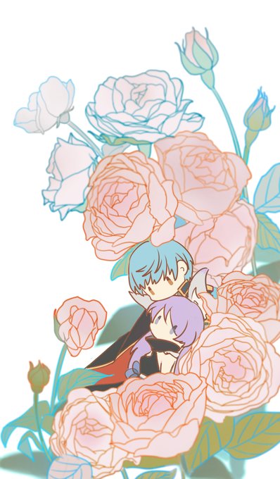 「flower purple hair」 illustration images(Latest)｜3pages