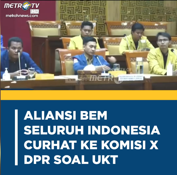 Metro_TV's tweet photo. Viral di media sosial cuplikan video yang memperlihatkan dialog publik antara sekumpulan mahasiswa dengan DPR RI Komisi X. Seorang mahasiswa mengungkapkan keluh kesah tentang pembayaran UKT yang dinilai semakin tak masuk akal.

#dprri #dpr #komisi10 #kemdikbud #nadiemmakarim #ukt #uangkuliah #perguruantinggi #mahasiswa
