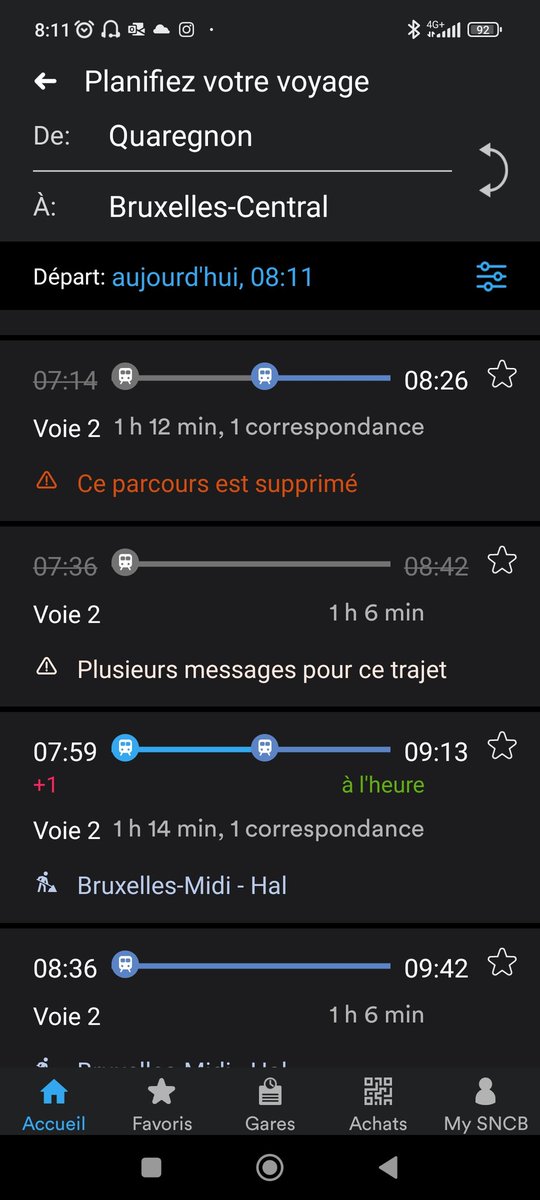 Sabrina_79's tweet photo. @sncb on peut avoir une petite explication svp? Merci https://t.co/4zyBGwmr9E