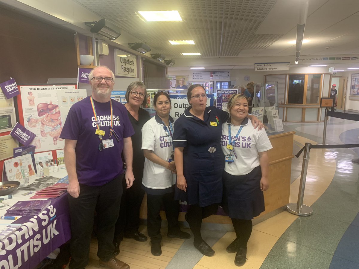 ibd_team's tweet photo. Part 2 Celebrating #WorldIBDDay at @EKHUFT. It’s so important that we raise awareness of the needs of patients with Inflammatory Bowel Disease. Thanks to everyone who visited our stands at QEQM &amp; William Harvey Hospital @SarahHa88622902 @AndreaAshman @creighton_b https://t.co/haC9RE2XuZ