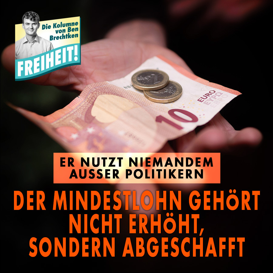 Warum wollen linke Politiker lieber den #Mindestlohn erhöhen als die Steuerlast zu senken? Weil ein steigender Mindestlohn steigende Einnahmen für den Staat bedeutet. Und, weil sie sich als große Kämpfer für das Wohl der Arbeiter gerieren und damit #Wahlkampf machen können.