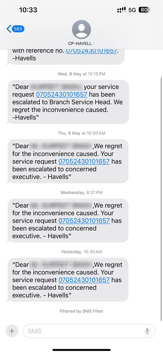 DebadeepaR's tweet photo. @MyLloydIndia @MyLloydCare360 Worst customer service! Complaint registered on 7th May, but still no action. Only getting "high priority" response from toll-free number. How to survive at home in 40°C with high humidity in BBSR? #CustomerServiceFail @havellsindia #customercare https://t.co/vKr3dYx3K9