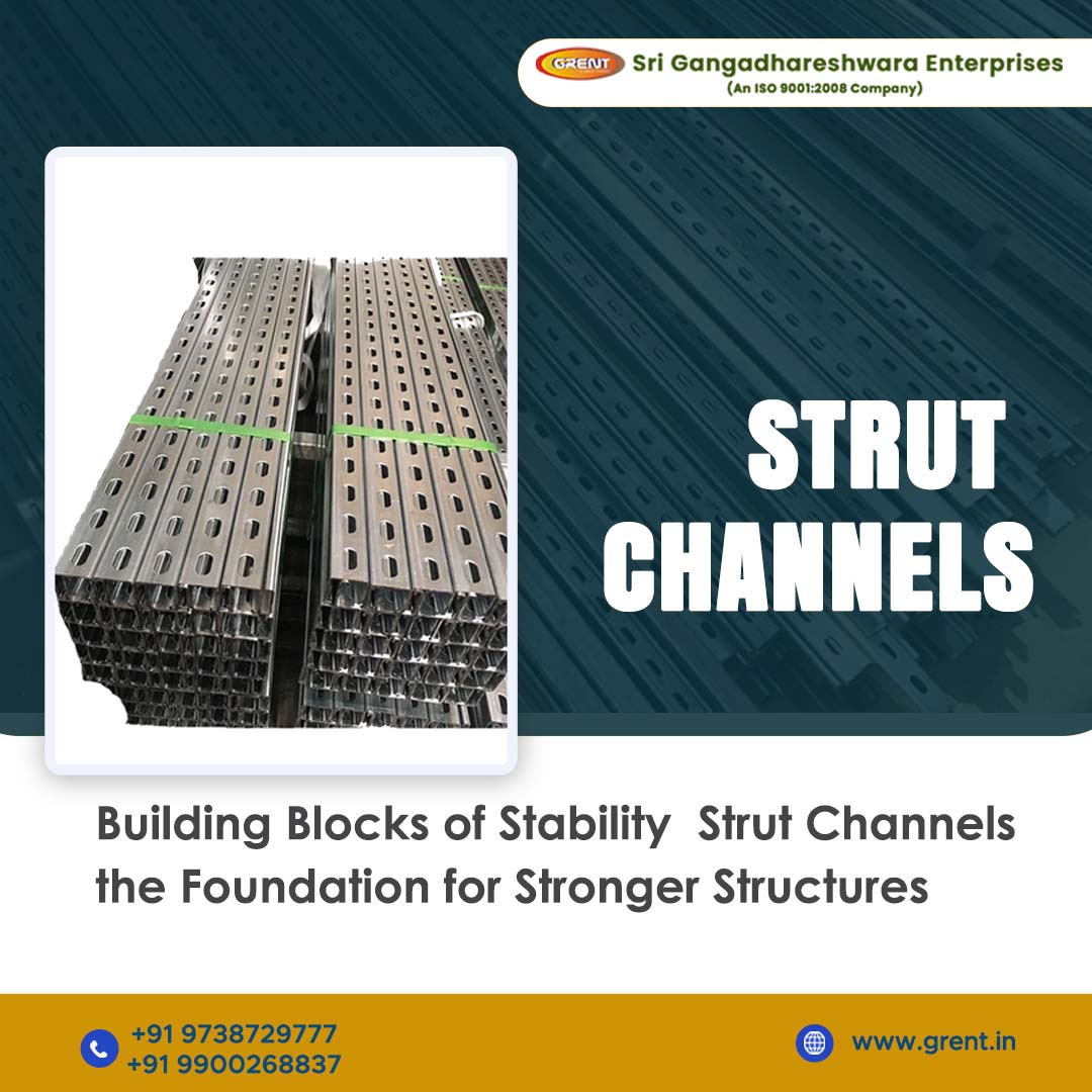grentcabletrays's tweet image. Strut Channels !!!
Building Blocks of #stability Strut Channels 
The Foundation for #strongerstructures ......
#strutchannel 
Book a Free Consultations 
at +919738729777 / 9900268837