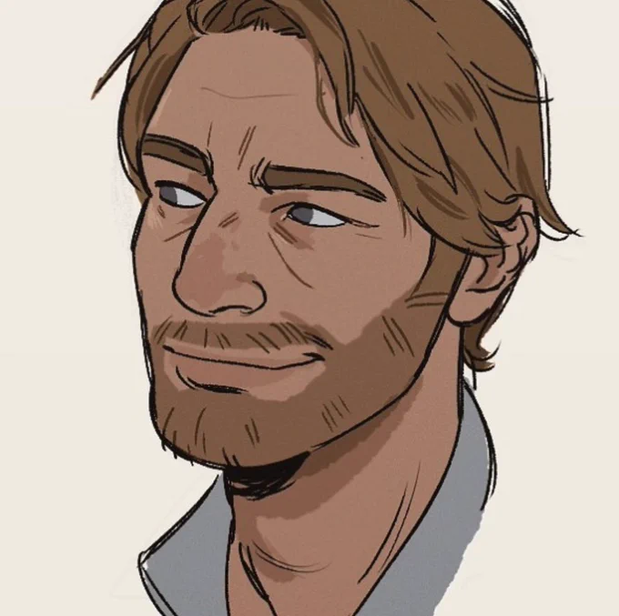 OH ALSO! my first ever drawing of arthur back from like 2019 vs now! fucked up! 
