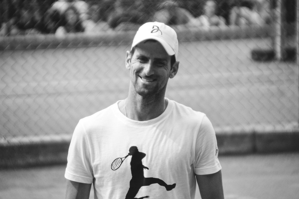 sixtejn's tweet image. .@DjokerNole à l’entraînement hier à @VilleDeGeneve !! @genevaopen #djokovic #genevaopen