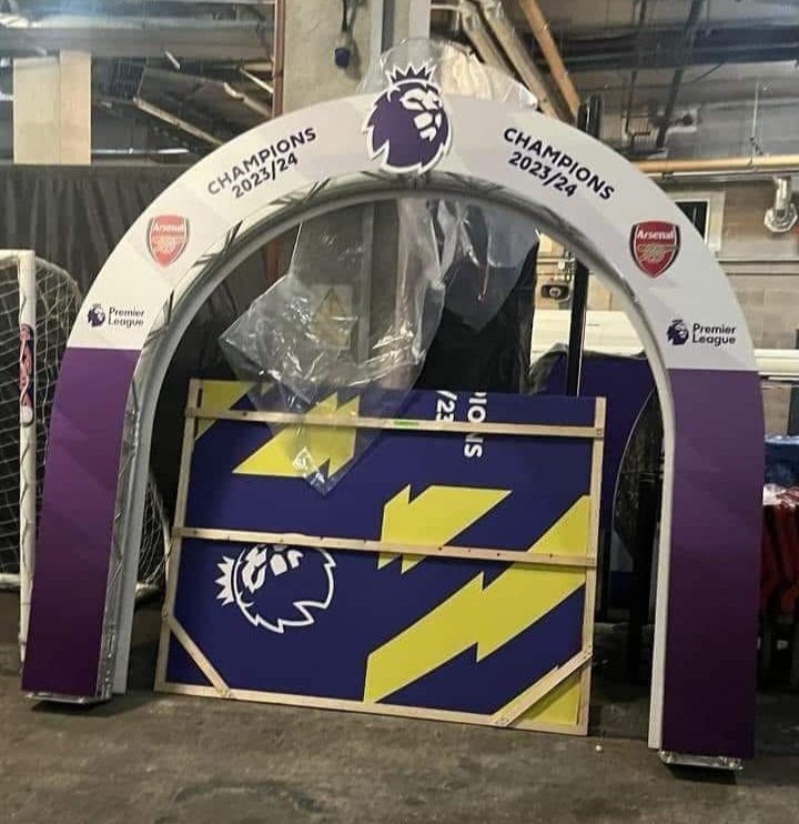 FOR SALE. Arsenal celebration arch. Never used. #arsenal #premierleague