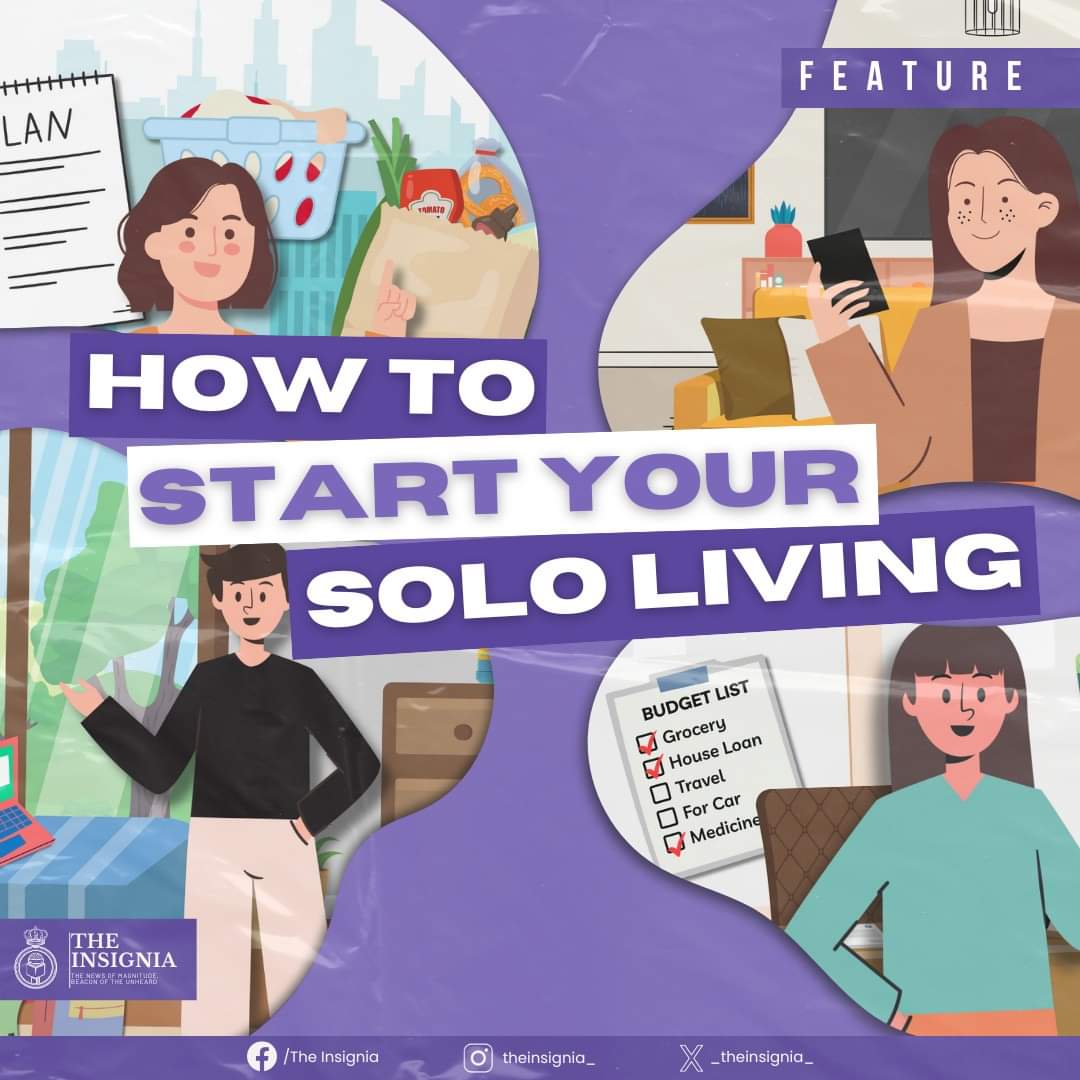 _theinsignia_'s tweet photo. How to start your solo living 

Living alone has advantages and disadvantages, it can be both liberating and somehow frightening.

Read the full article at: https://t.co/ltubZlLDxU

Written by: Ethan Malilay
Layout by: Ethan Malilay https://t.co/EIjKzUttUU
