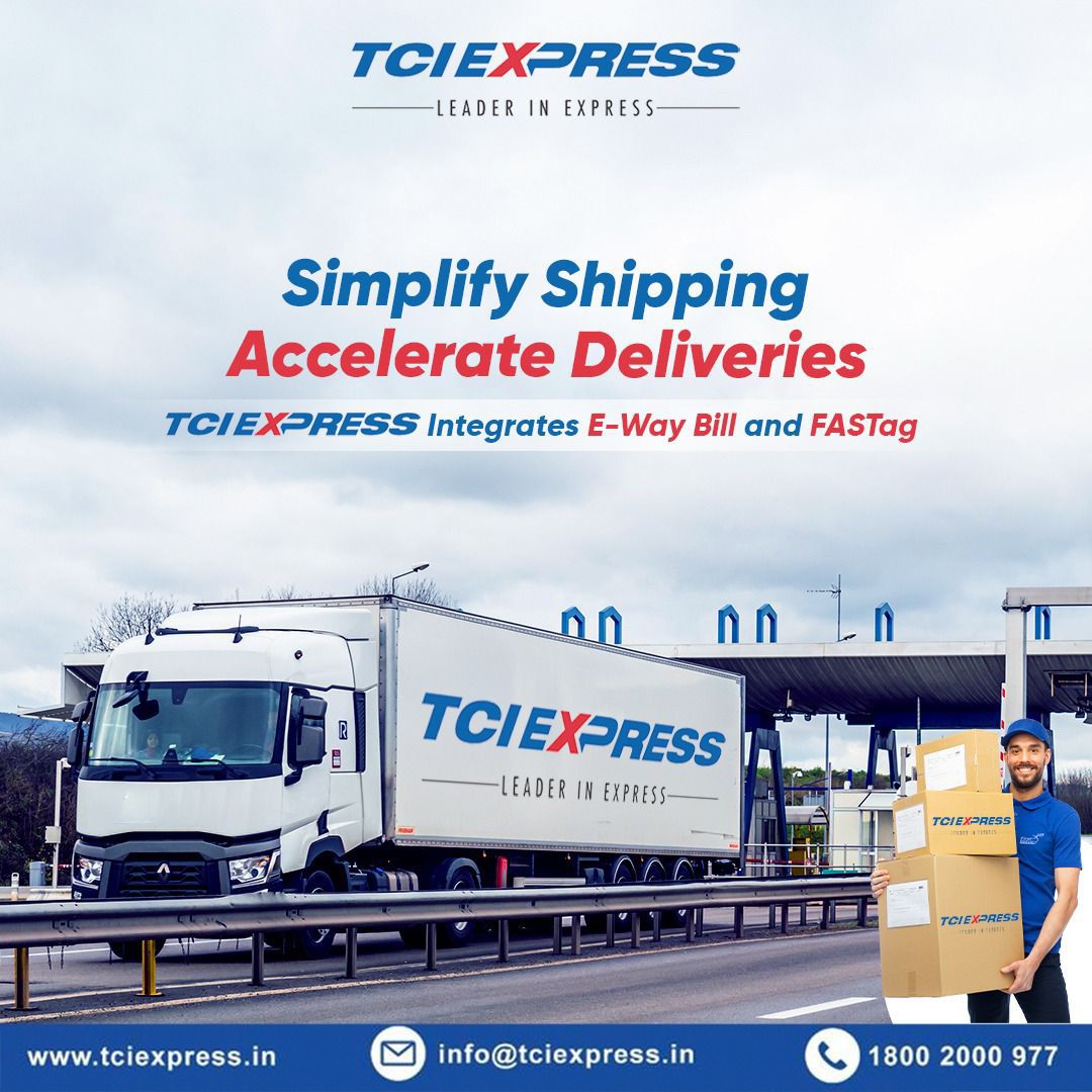 TCIEXPRESS integrates E-way bill and FASTag for lightning-fast deliveries. Focus on what matters most – getting your shipments to their destination swiftly. #TCIEXPRESS #SwiftDeliveries