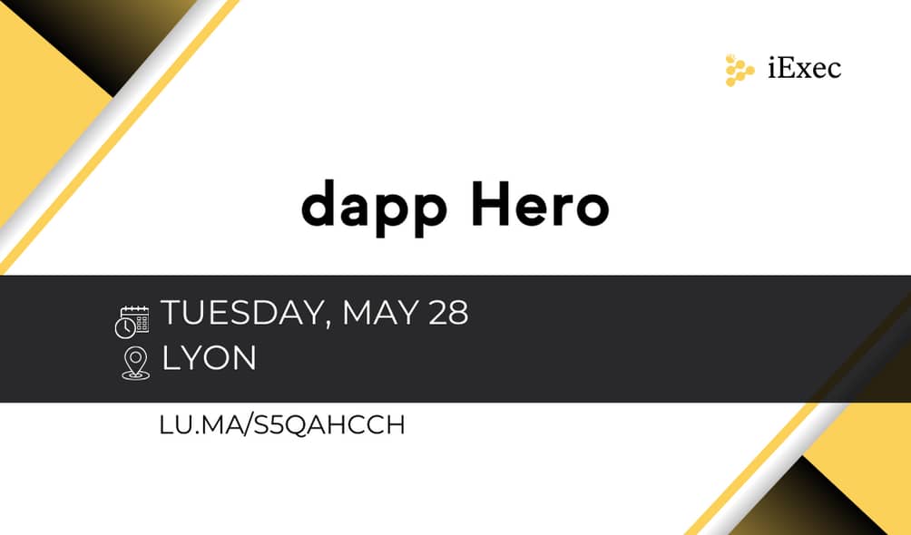 Kemeebassey's tweet photo. Join @iEx_ec in Lyon on May 28 for the 2nd "dApp Hero" meetup!
There'll be a discussion about restaking and sharing of insights on decentralized infrastructures in gaming.
You don't want to miss out on this!
https://t.co/czoXZkKzG5
#iExec $RLC #AI #dAppHero https://t.co/Qva6NnOoNu