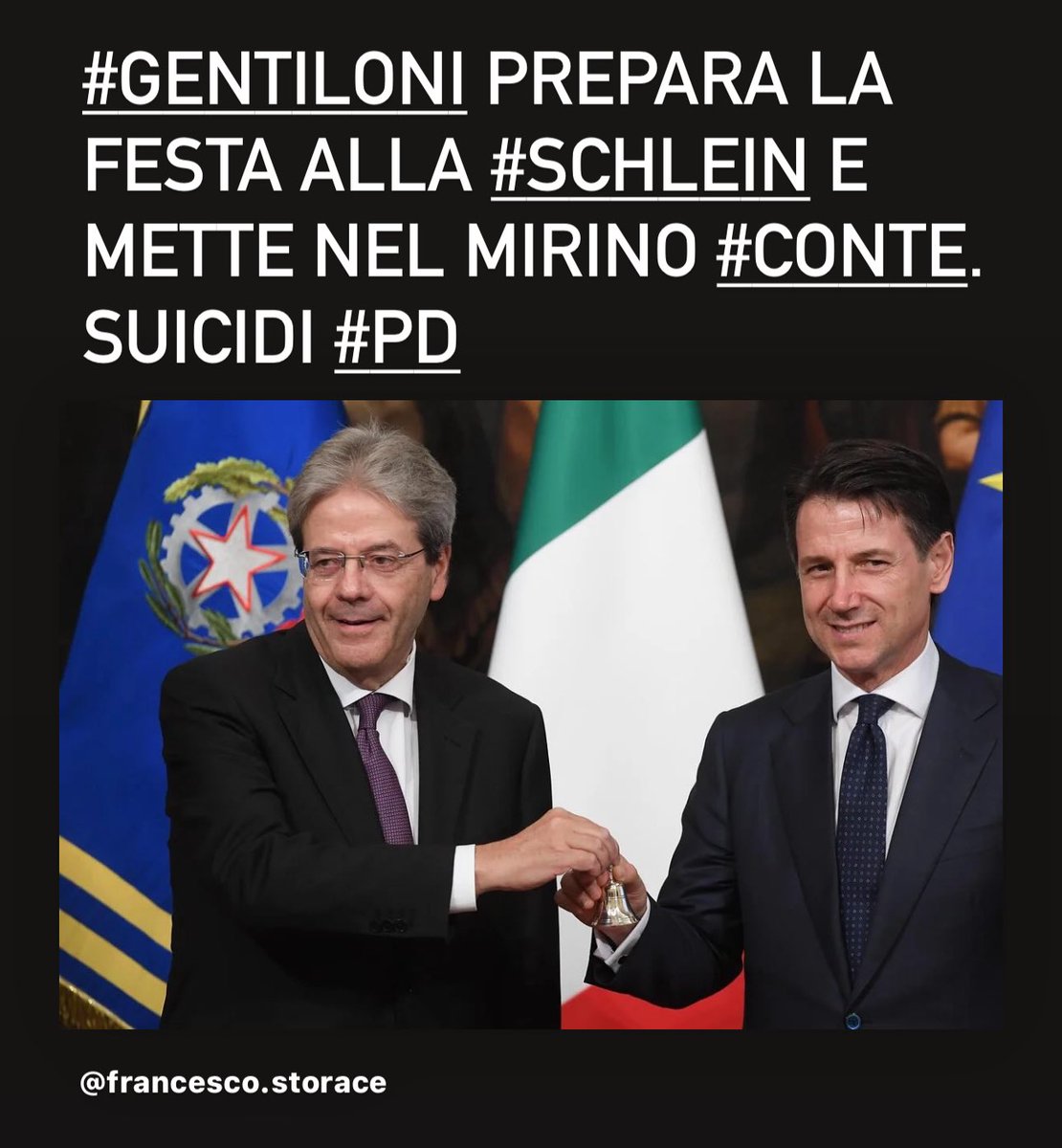 #Gentiloni prepara la festa alla #Schlein e mette nel mirino #Conte.
Suicidi #Pd