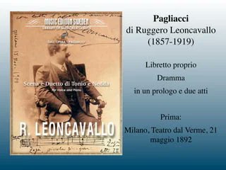 mariobianchi18's tweet photo. Il #21maggio 1892 al teatro Dal Verme di Milano c'è la prima de #Ipagliacci. Dirige un giovane #Toscanini. Il manifesto del verismo musicale. Il libretto, dello stesso Leoncavallo, fu tratto da un delitto passionale a Montalto Uffugo, paese calabrese dove viveva il compositore. https://t.co/aNr5rWfDsH