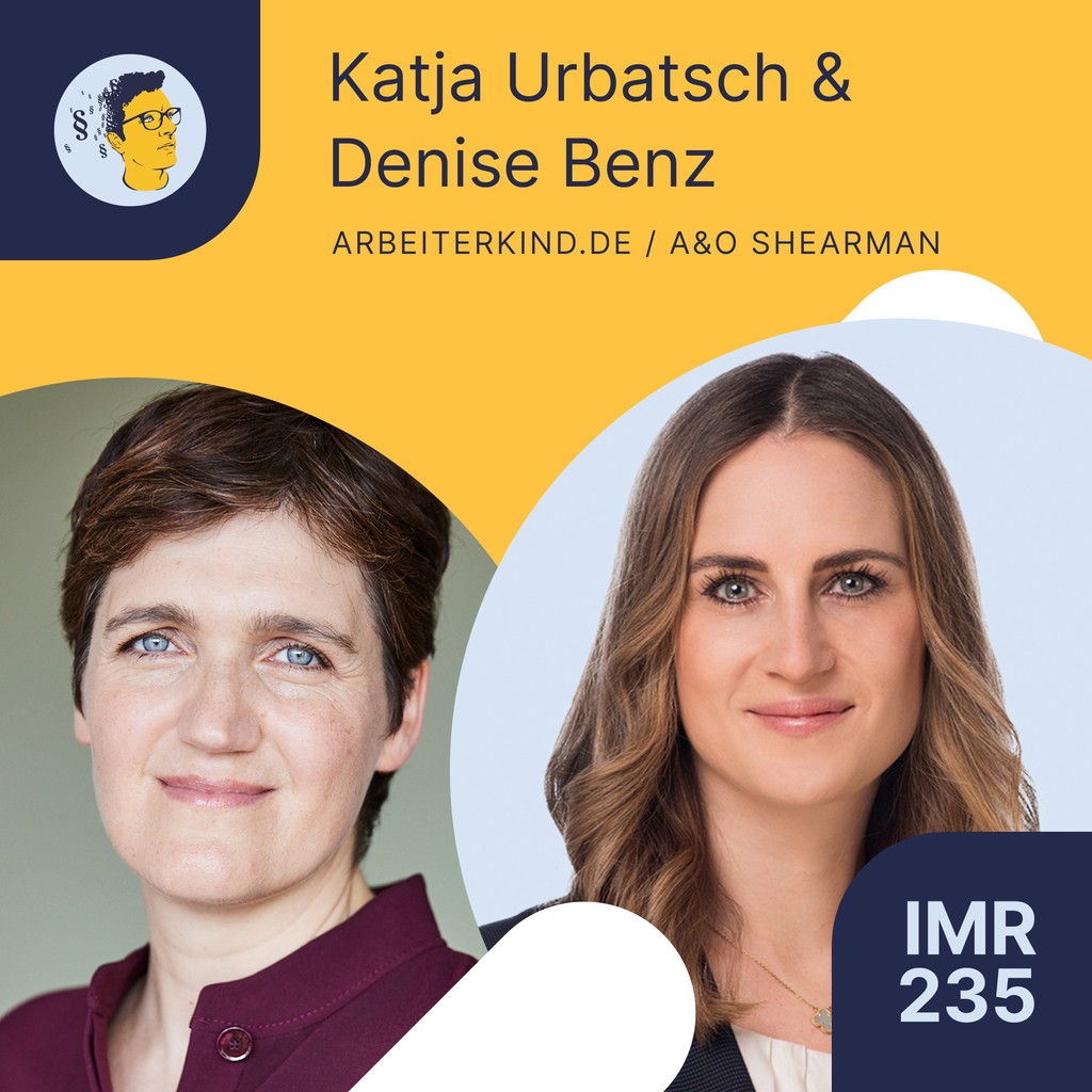 Neue Episode online ⭐: "Studium als Erstakademiker:in, Arbeiterkind.de, Initiative Recht vielfältig" mit Katja Urbatsch. Viel Spaß!

▶️ irgendwasmitrecht.de/235