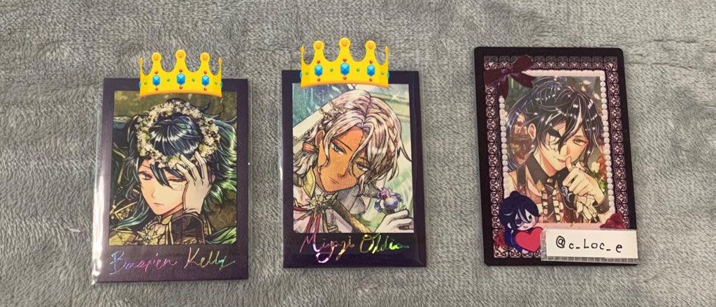 c_Loc_e's tweet photo. 【交換】悪魔執事と黒い猫 あくねこ 交換 ぱしゃこれ PREMIUM 

求 同種ボスキ (👑はホログラムです)

譲 下記画像参照⬇️

＊郵便発送のみ

1枚からでも、お気軽にお声かけくださいませ𓂃◌𓈒𓐍🕊 https://t.co/xpoVWslLvz