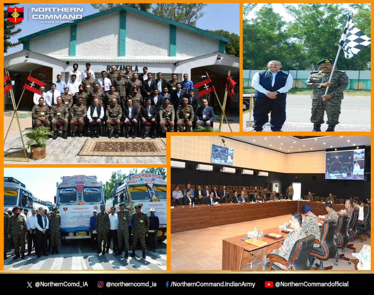 The Annual ASC-Oil #MarketingCompanies Meet & Supplies and Transport Conclave took place on 17-18 May 24 in #Udhampur, focusing on #logistics #support for Dhruva command troops. Key discussions included Advance Winter Stocking and refining tactics. The first batch of FOL BPLs for