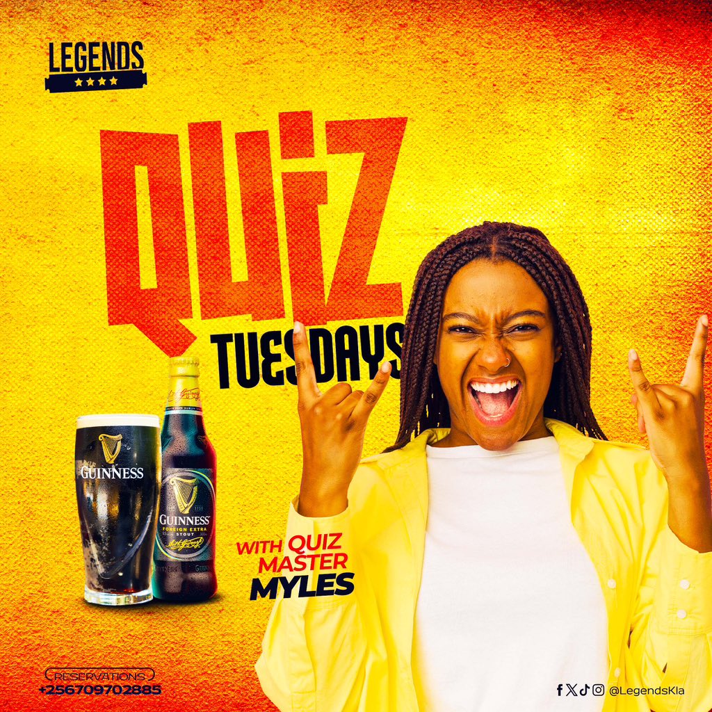 It’s Tuesday Quiz again🤩 Join us for Quiz Night with the Quiz Master @Myles1759 ⚡️💥 Bring your friends for a fun & brain-teasing evening. Complimentary snacks & drinks on the house 🍔🍻 #AllStarzQuiz