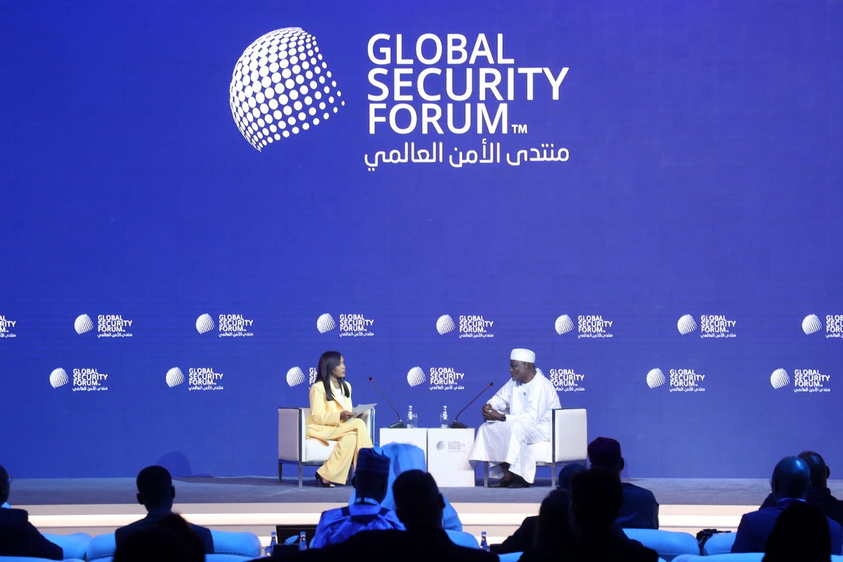 #NOW #GSF2024 | H.E. Moussa Faki Mahamat, Chairperson of the African Union Commission, in discussion with Ms. Folly Bah Thibault, Principal Presenter, Al Jazeera English. @AUC_MoussaFaki @follybahAJE @AJEnglish