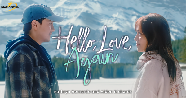 StarCinema's tweet photo. Kathryn on reuniting with Alden in “Hello, Love, Again”: “We thought we already said our goodbyes, but here we are, saying our hellos.”

READ MORE: https://t.co/j6rGsHMxsn https://t.co/C4fW2AZ4E8