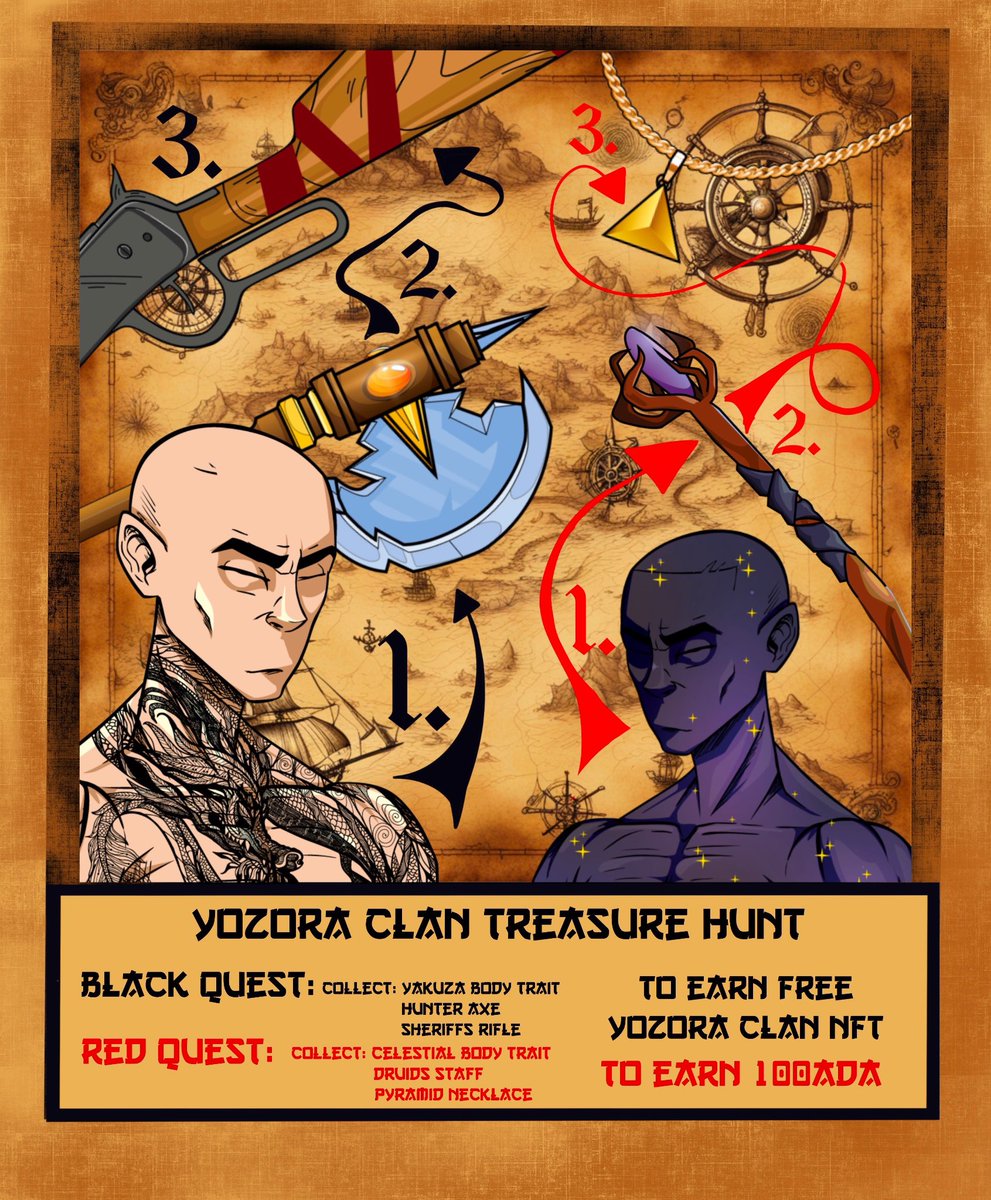 🆘 Exciting news Clan! We're getting closer to the ultimate reward in our NFT treasure hunt. Don't forget, our special 1+1 free offer is still live during this treasure hunt. Keep hunting, and the treasure will soon be yours! Stay sharp and good luck! 🎁✨
