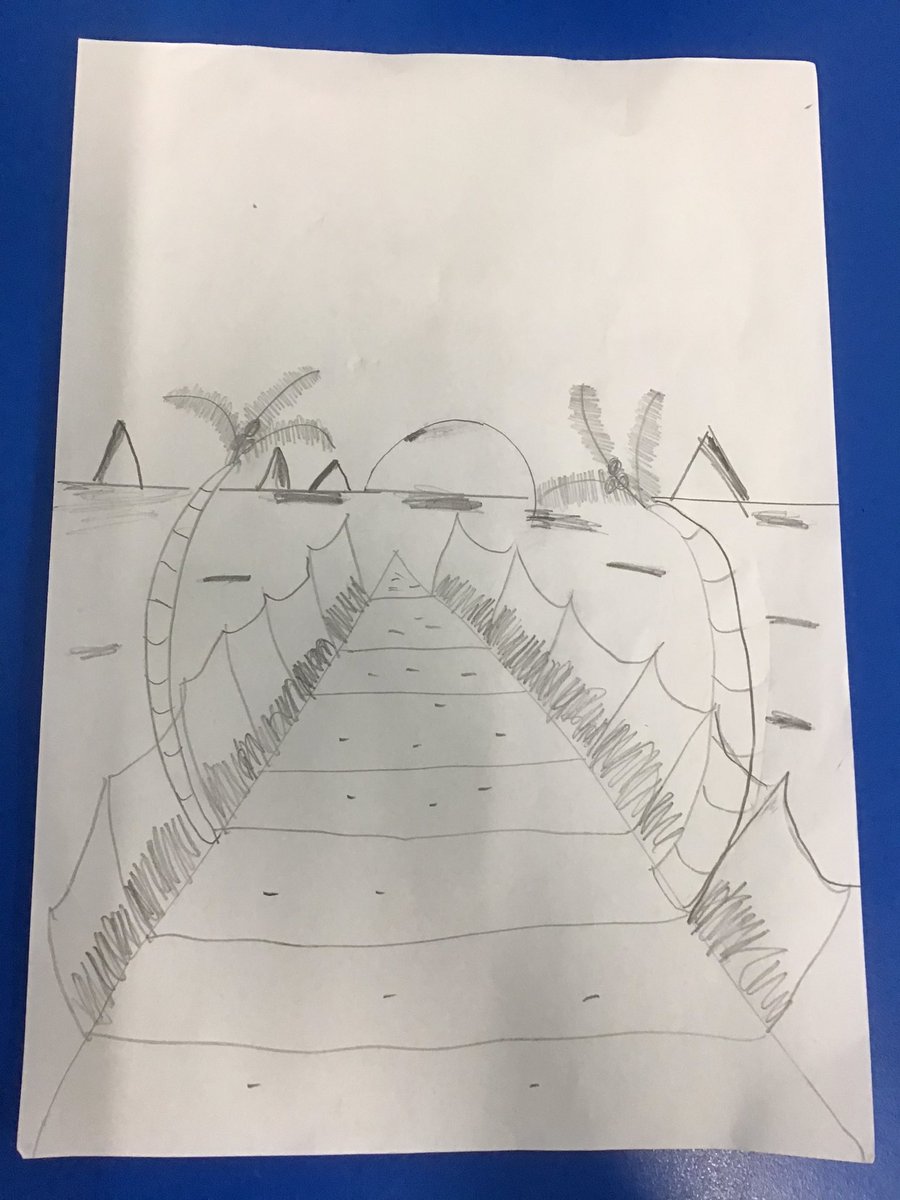 We have a very talented artist in Year 3, using shading and perspective skills to create these masterpieces at home! #takecare #edalesgottalent #beexceptional 🐝