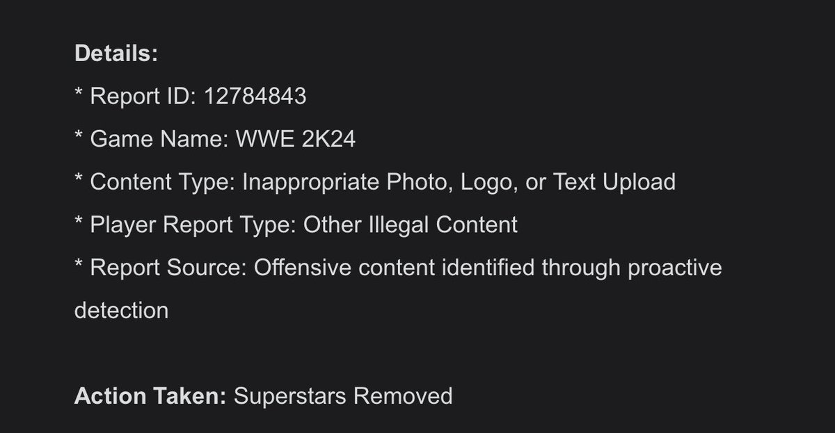 I just wanted to let y’all know in future why u can’t get the Roman Reigns MyFaction Parts no more. I will NOT be re uploading it again. #WWE2K24