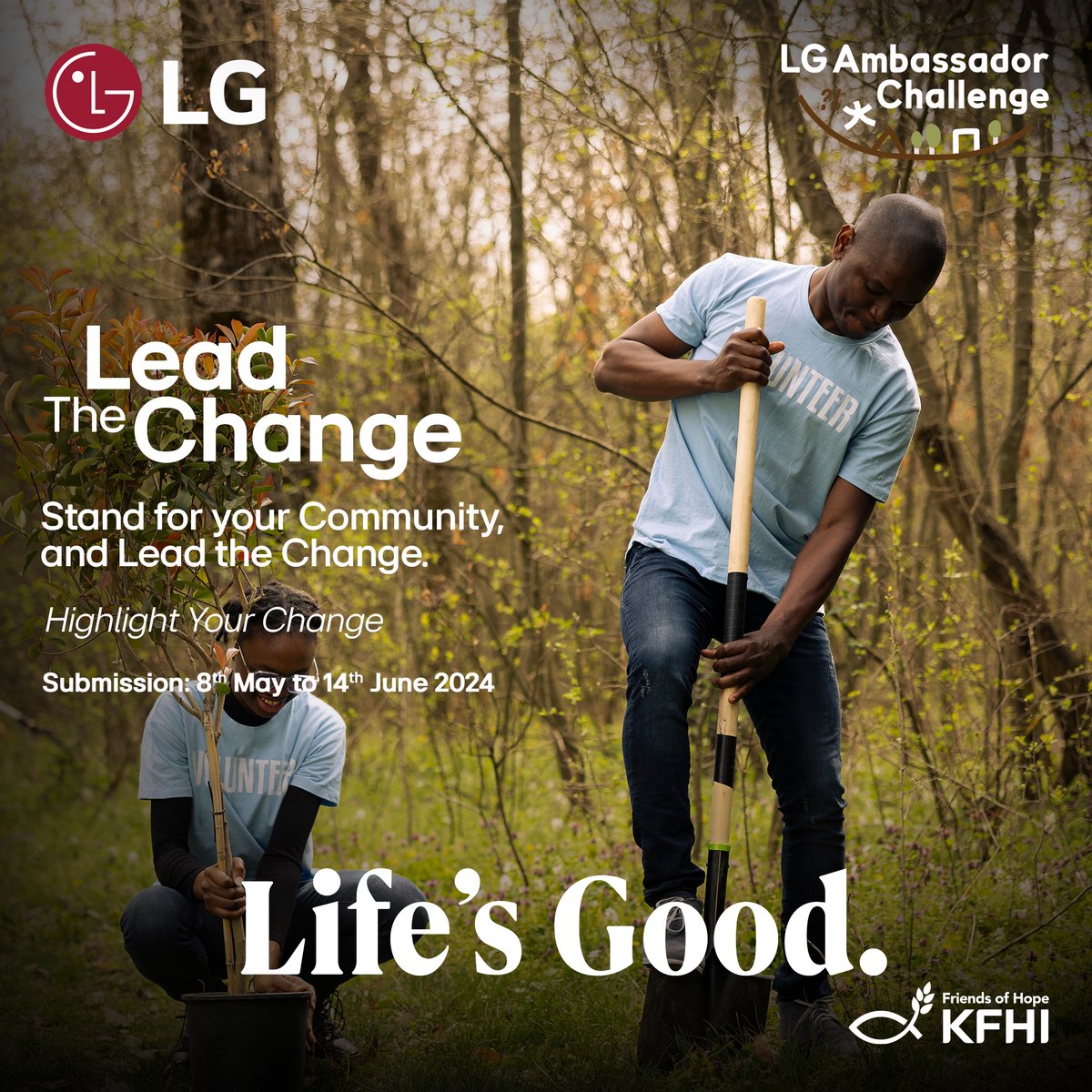 The LG Ambassador Program is more than a competition, it’s an opportunity to create social impact. 
Click here to join the competition: lgambassador.co.ke
#100DaysOfMiracles #LGEastAfrica #LifesGood #LeadTheChange