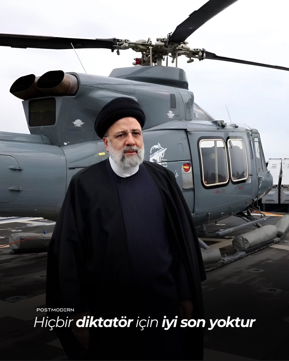 Helikopter kendini insanlık için feda etmiştir , tüm gönüllerde yaşatılmalıdır.Her sene bugün o helikopter için saygı duruşunda bulunulmalıdır. Bir zalim ve katil ölmüş bu yüzden'Milli Yas' pek umrumuzda olmaz artık İran'ında kutlayabileceği milli bir bayramı var KUTLU OLSUN