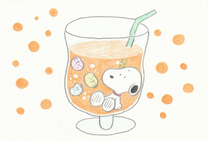 「飲み物 グラス」のTwitter画像/イラスト(新着)