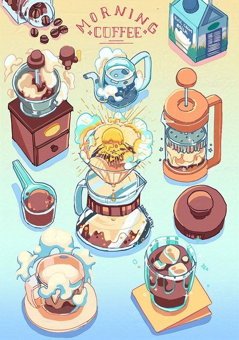 「coffee steam」 illustration images(Latest)