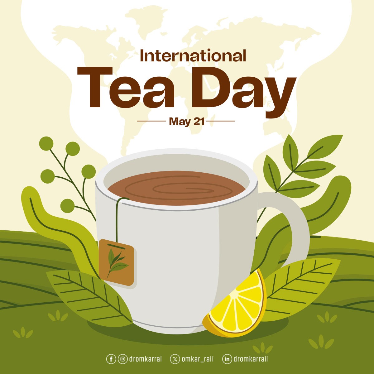 On #InternationalTeaDay, let's emphasize the importance of enjoying our favorite beverage in moderation for better health. Tea contains flavonoids and antioxidants, which are beneficial for the heart and can reduce the risk of several health conditions.