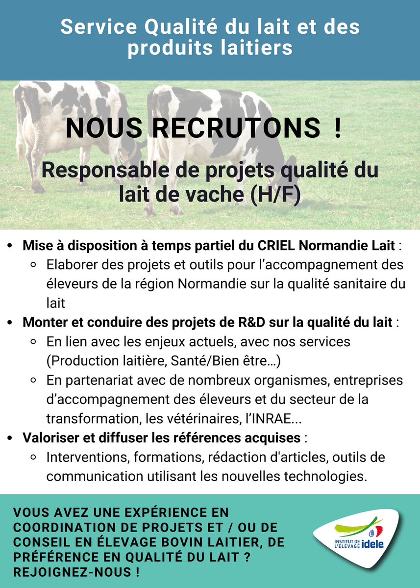 Institut de l'élevage - Idele tweet media