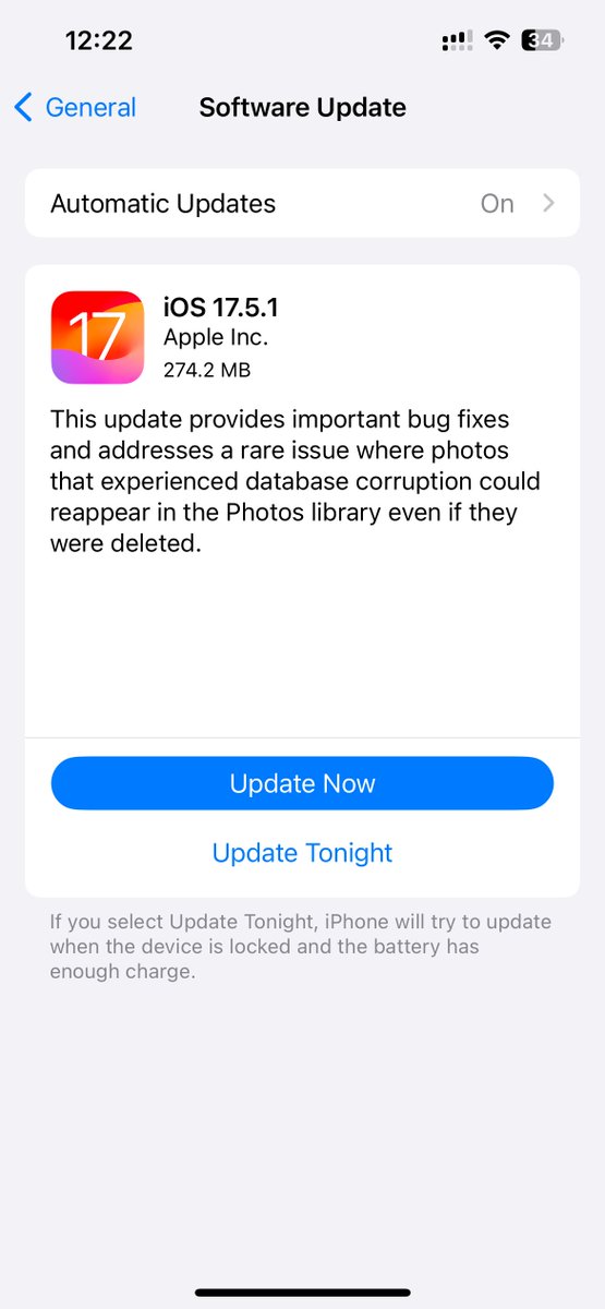 Apple releases iOS 17.5.1 with a fix for the reappearing photos bug Have you faced the issue on your iPhone after iOS 17.5 update? #Apple #iOS17 #iPhone #Bug #iPhonePhotos