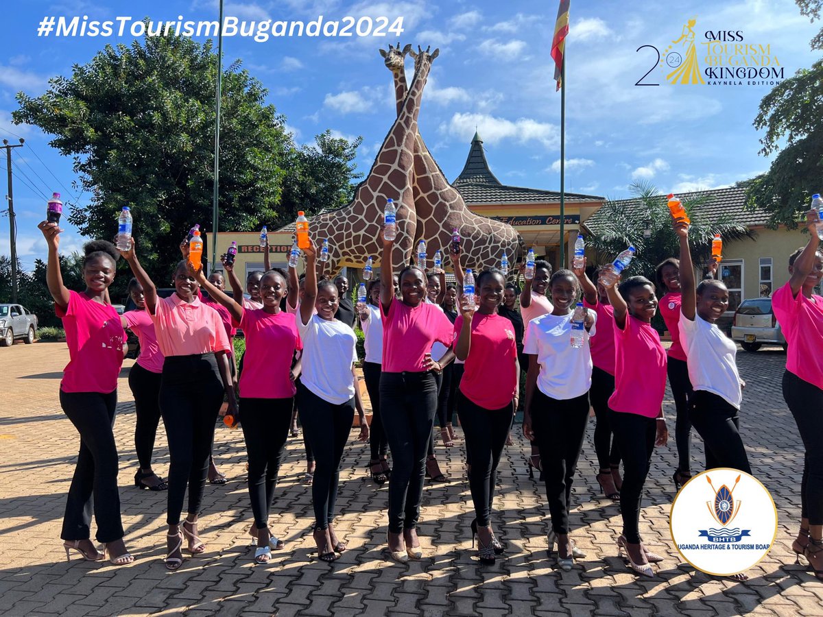 Miss Tourism Buganda, 2024 Queens hydrate💧with Aquafina #enricheddrinkingwater #misstourismbuganda2024